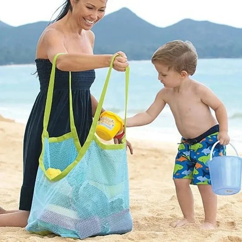 Beach Towel Large - 1/3 قطع حقيبة شاطئ محمولة مضادة