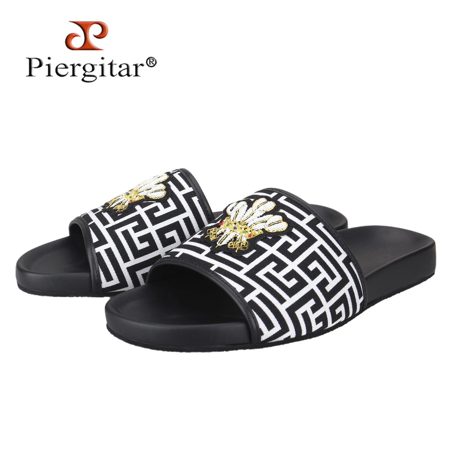Flip Flop Leather Men - شباشب رجالية من Piergitar موديل صيفي
