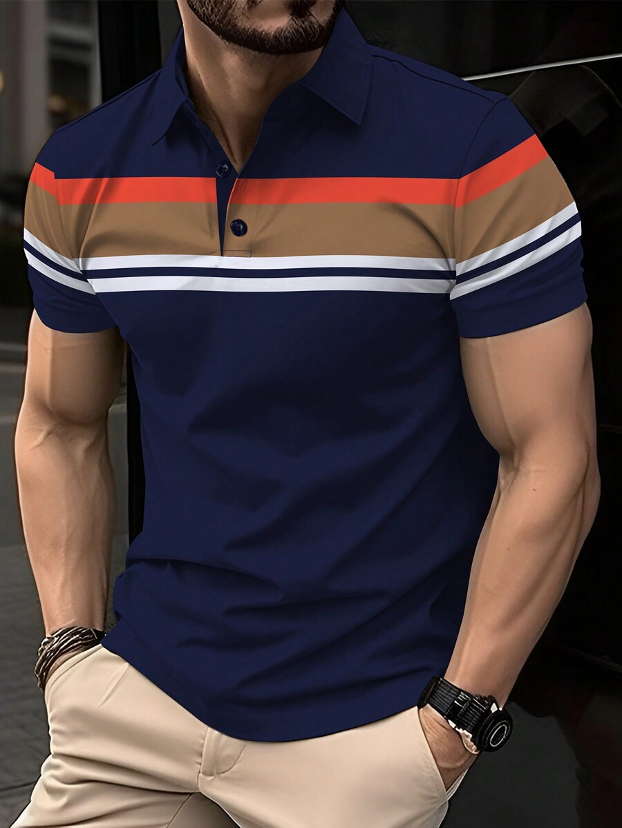 Polo Shirt Pique - قميص كالفورنيس الرجالي ذو الأكمام القصيرة