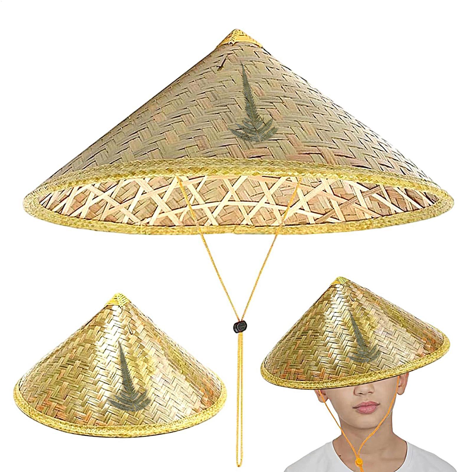 قبعة صينية من القش مصنوعة يدوي - مراجعة Bucket Hat Straw وسعره