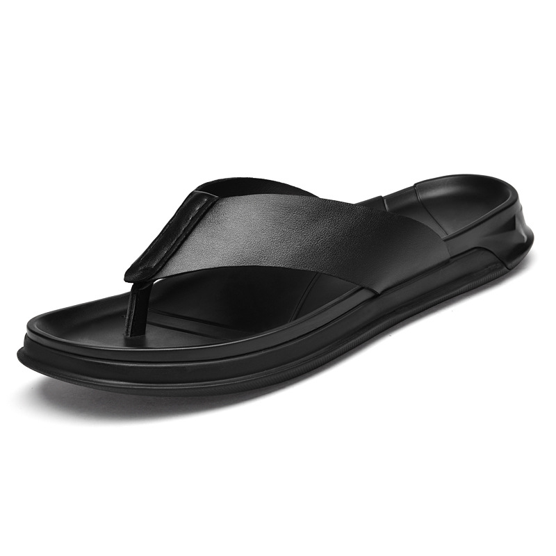 صنادل رجالية صيفية من الجلد ال - مراجعة Flip Flop Leather Men وسعره