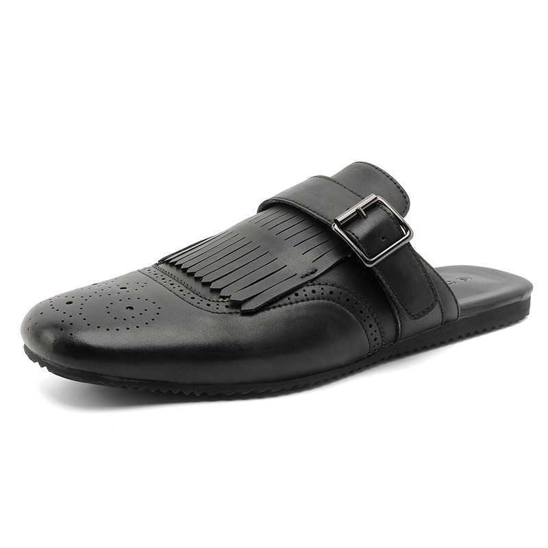أحذية رجالية نصفية بشرّابات، أ - مراجعة Flip Flop Leather Men وسعره