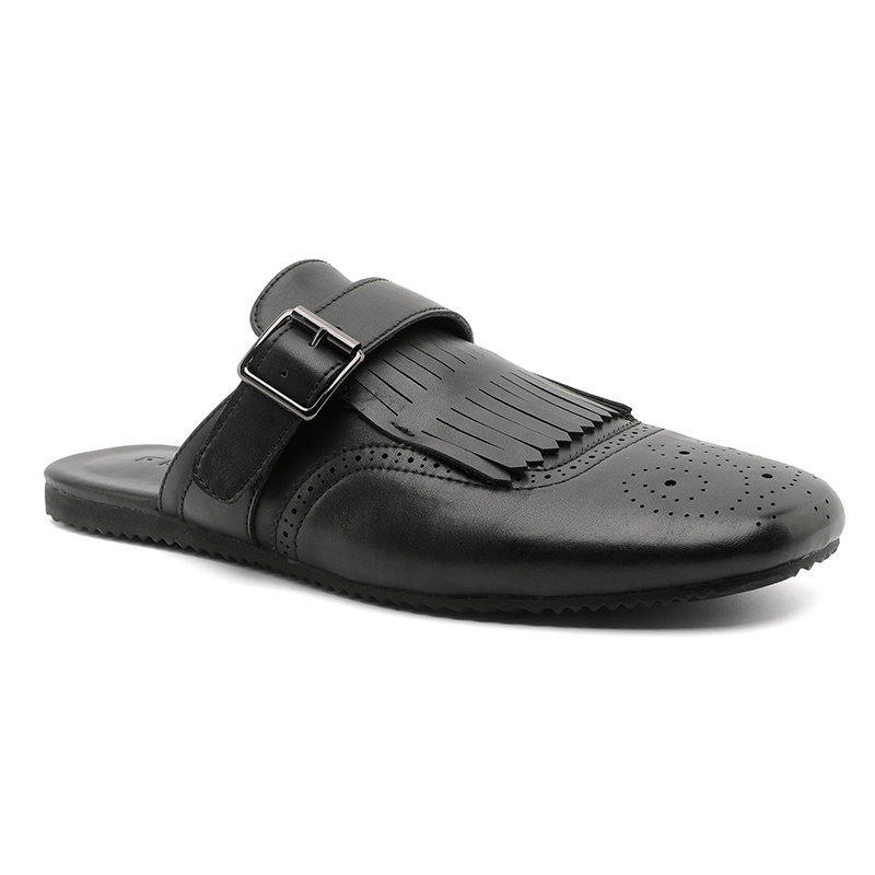 أحذية رجالية نصفية بشرّابات، أ - مراجعة Flip Flop Leather Men وسعره