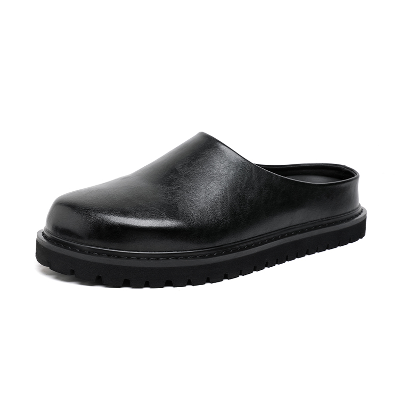 منصة الشقق الجلود البغال الرجا - مراجعة Flip Flop Leather Men وسعره