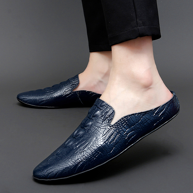 حذاء رجالي عصري بنصف جلد بدون  - مراجعة Flip Flop Leather Men وسعره