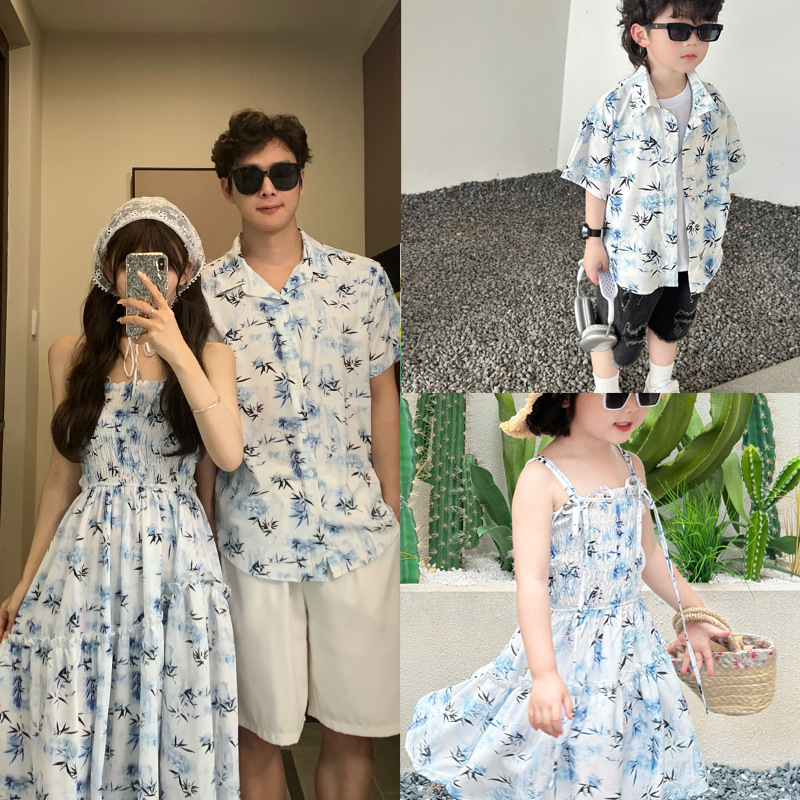 ملابس عطلات عائلية متطابقة ، م - مراجعة Resort Shirt Floral وسعره