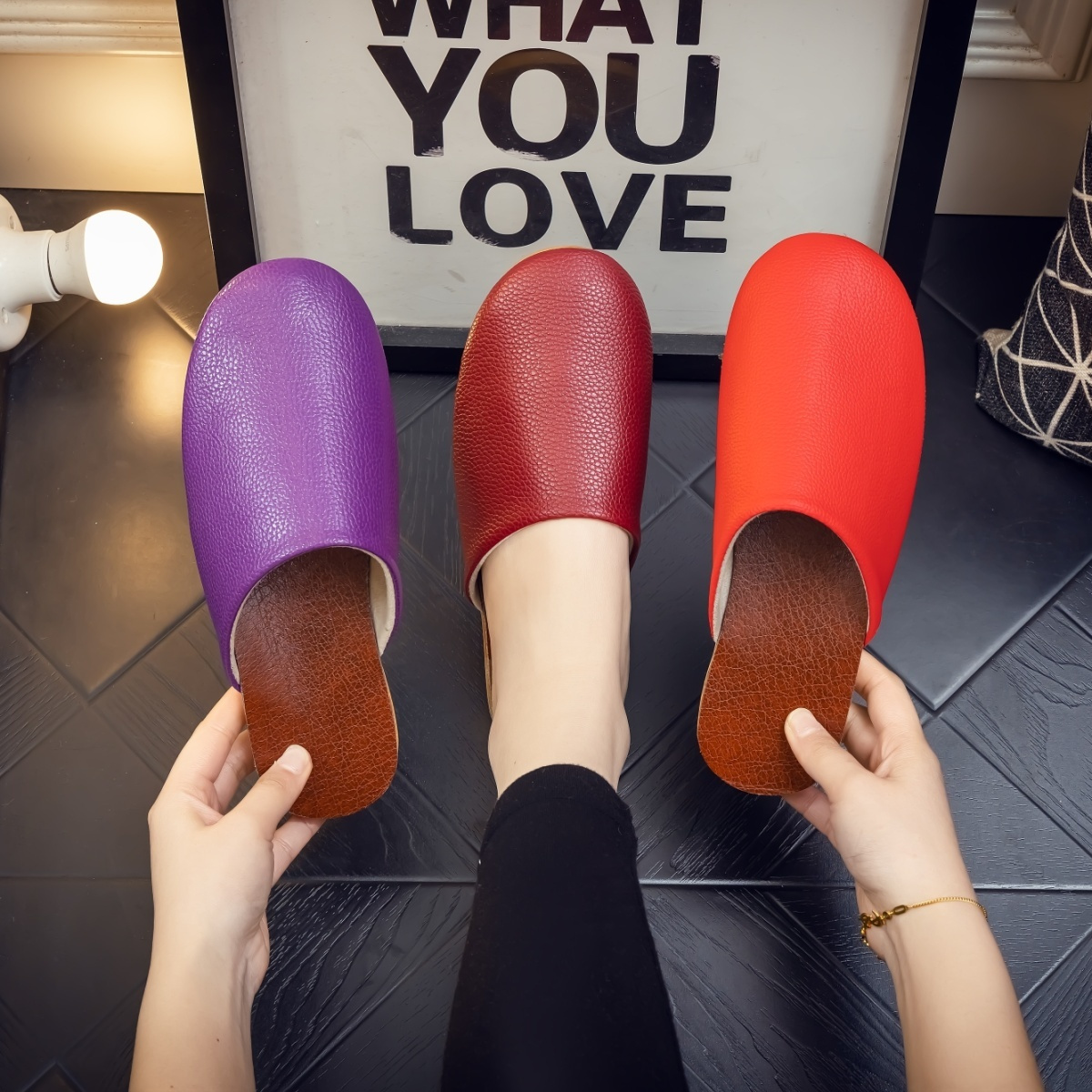 شباشب جلدية سوداء أنيقة للرجال - مراجعة Flip Flop Leather Men وسعره