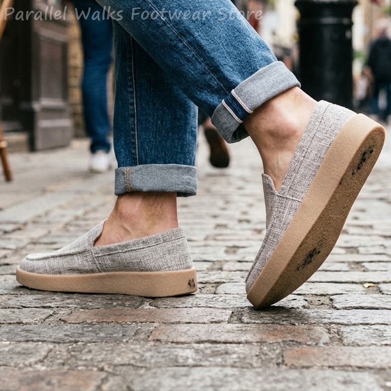 أحذية رجالية قماشية سهلة الارت - مراجعة Espadrille Slip On وسعره