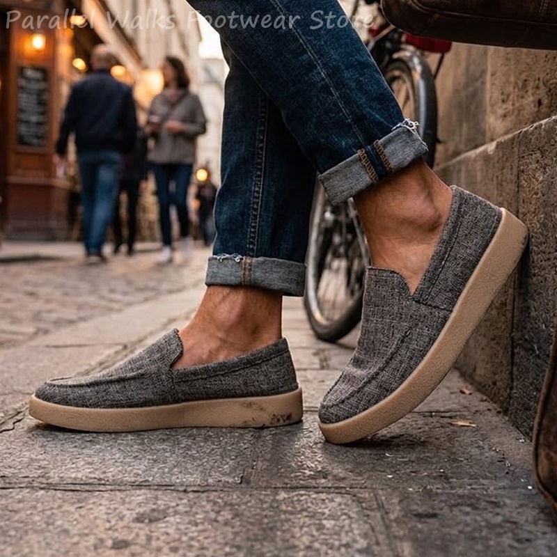 أحذية رجالية قماشية سهلة الارت - مراجعة Espadrille Slip On وسعره