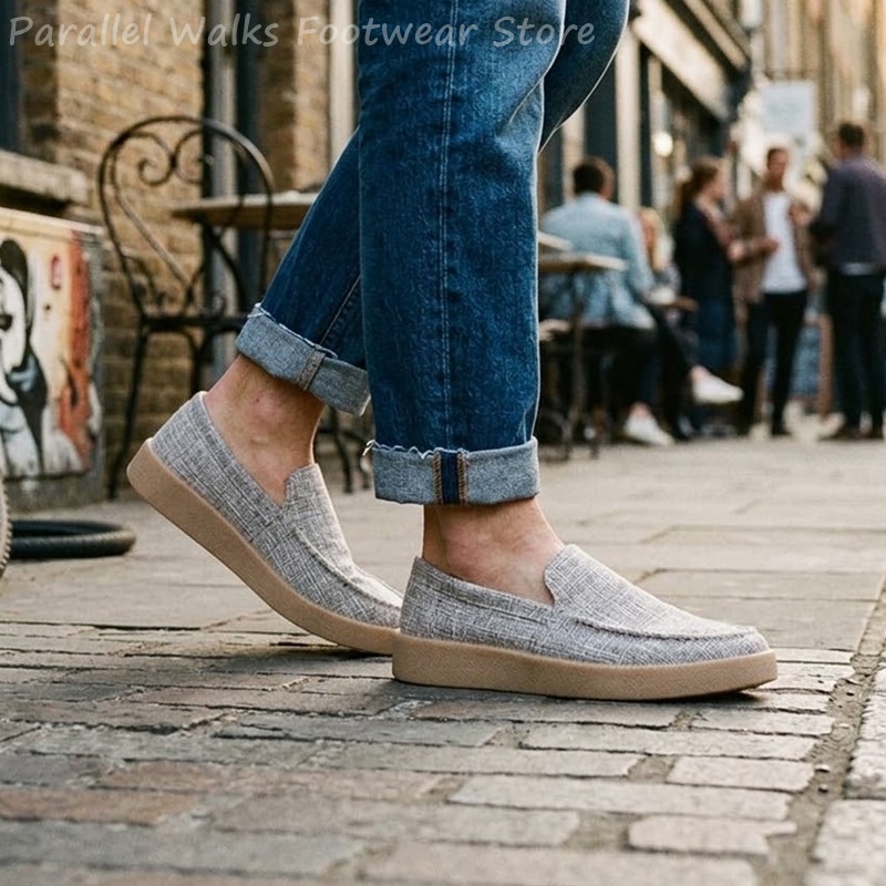 أحذية رجالية قماشية سهلة الارت - مراجعة Espadrille Slip On وسعره