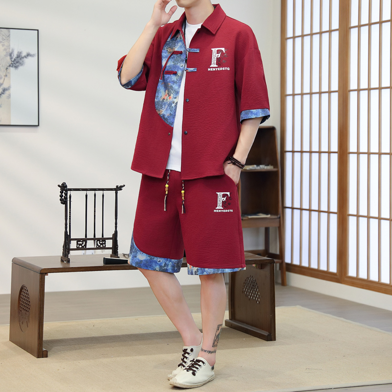 طقم كيمونو صيفي للرجال من قطعت - مراجعة Resort Shirt Floral وسعره