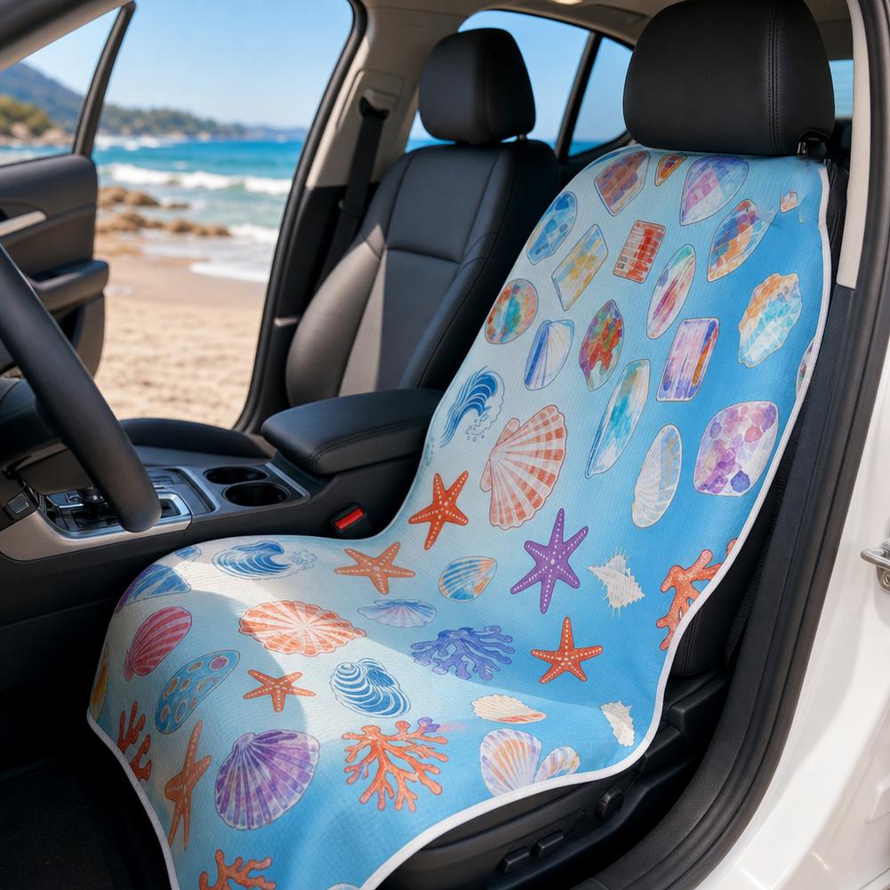 غطاء مقعد السيارة الواقي من ال - مراجعة Beach Towel Large وسعره
