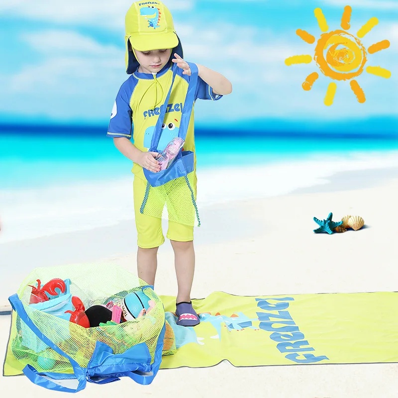 حقيبة شبكية محمولة للأطفال لتخ - مراجعة Beach Towel Large وسعره